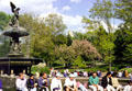 Bethesda Fountain in Central Park. New York, NY.