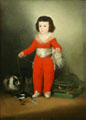 Don Manuel Osorio Manrique de Zuñiga portrait by Francisco de Goya at Metropolitan Museum of Art. New York, NY.