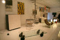 Display of architectural furniture at Museum of Modern Art. New York, NY.