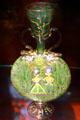 Spanish blown glass vase at Hispanic Society of America Museum. New York, NY.
