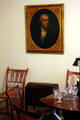 Portrait of George Washington in card room & bar at Mount Vernon Hotel Museum. New York, NY.