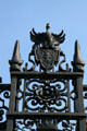 Cast iron fence of Frick Collection building. New York, NY.