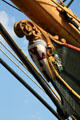 Figurehead of barque Peking at South Street Seaport Museum. New York, NY.