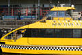 Water taxi Marian S. Heiskell at Pier 17 of South Street Seaport. New York, NY.