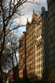 Apartment buildings along 81st St. opposite Museum of Natural History. New York, NY.