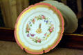 Roosevelt parent's plate in dining room of Theodore Roosevelt Birthplace. New York, NY.