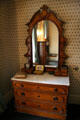 Dresser made of rosewood & satinwood in bedroom at Theodore Roosevelt Birthplace. New York, NY.