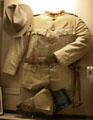 Roosevelt's Rough Rider uniform from Spanish American War at Theodore Roosevelt Birthplace. New York, NY.