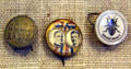 William McKinley & Roosevelt Presidential campaign plus Sound Money & Gold Basis buttons at Theodore Roosevelt Birthplace. New York, NY.