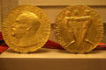 Theodore Roosevelt's Nobel Peace Prize medal at his Birthplace. New York, NY.