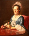 Mrs. John Winthrop portrait by John Singleton Copley at Metropolitan Museum of Art. New York, NY.