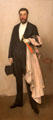 Arrangement in Flesh Color & Black: Portrait of Théodore Duret by James McNeill Whistler at Metropolitan Museum of Art. New York, NY.