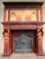 Vanderbilt mansion mantelpiece by Augustus Saint-Gaudens at Metropolitan Museum of Art. New York, NY.