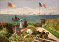 Garden at Sainte-Adress painting by Claude Monet at Metropolitan Museum of Art. New York, NY.