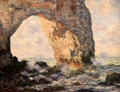 The Manneporte at Étretat painting by Claude Monet at Metropolitan Museum of Art. New York, NY.