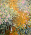 Path through the Irises painting by Claude Monet at Metropolitan Museum of Art. New York, NY.