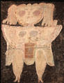 Woman Grinding Coffee painting by Jean Dubuffet at Metropolitan Museum of Art. New York, NY.