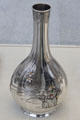 Silver Japanese-style vase by Tiffany & Co. of New York City at Metropolitan Museum of Art. New York, NY.