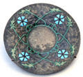 Copper & enamel dish by The Art Crafts Shop of Buffalo, NY at Metropolitan Museum of Art. New York, NY.