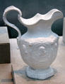 Porcelain poets pitcher by Karl L.H. Müller made by Union Porcelain Works, Greenpoint, Brooklyn at Metropolitan Museum of Art. New York, NY.