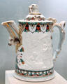 Porcelain Egyptian pitcher by Karl L.H. Müller made by Union Porcelain Works, Greenpoint, Brooklyn at Metropolitan Museum of Art. New York, NY.