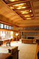 Frank Lloyd Wright room from Wayzata, Minn. at Metropolitan Museum of Art. New York, NY.