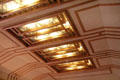Skylight of Frank Lloyd Wright room from Wayzata, Minn. at Metropolitan Museum of Art. New York, NY.