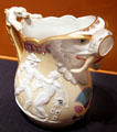 Pitcher depicting Bret Harte poem by Karl L.H. Müller made by Union Porcelain Works, Greenpoint, Brooklyn at Brooklyn Museum. Brooklyn, NY.