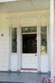 Front door of Lefferts Homestead in Prospect Park. Brooklyn, NY.