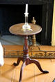 Lamp table at Lefferts Homestead museum. Brooklyn, NY.