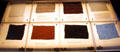 Weaving samples at Lefferts Homestead museum. Brooklyn, NY.