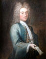 Portrait of American from Revolutionary era at Conference House. Staten Island, NY.