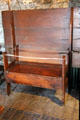 Colonial convertible table bench at Conference House. Staten Island, NY.