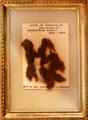 Lock of Giuseppe Garibaldi's hairs at Garibaldi-Meucci Museum. Staten Island, NY.