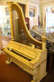 Kuhn "Giraffe" piano by Kuhn Piano Co. earliest upright or vertical piano in America at Sag Harbor Whaling Museum. Sag Harbor, NY.