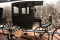 Glass Panel Rockaway by Studebaker Brothers at carriage collection of Long Island Museum. Stony Brook, NY.