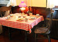 Kitchen table at Roosevelt's Sagamore Hill NHS. Cove Neck, NY.
