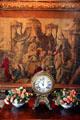 Tapestry & clock in organ room at Vanderbilt Mansion. Centerport, NY.