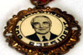 Harding presidential campaign button at Harding home museum. Marion, OH.