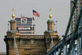 Roebling Suspension Bridge. Cincinnati, OH.
