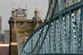 Roebling Suspension Bridge. Cincinnati, OH.
