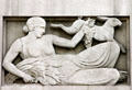 Cincinnati Bell Telephone Building relief of Ceres & rabbit. Cincinnati, OH.
