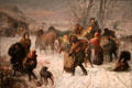 Underground Railroad painting by Charles T. Webber at Cincinnati Art Museum. Cincinnati, OH.
