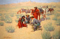 Map in the Sand painting by Frederic Remington at Cincinnati Art Museum. Cincinnati, OH.