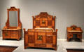 Bedroom suite by Mitchell & Rammelsberg Furniture Co. of Cincinnati, OH at Cincinnati Art Museum. Cincinnati, OH.