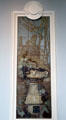 Architectural faience tile Four Seasons: fall by John Hamilton Delaney Wareham of Rookwood Pottery Co. of Cincinnati at Cincinnati Art Museum. Cincinnati, OH.