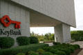 Overhanging section of Key Bank [aka Three SeaGate]. Toledo, OH.