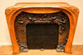 French Art Nouveau fireplace by Hector Guimard at Toledo Museum of Art. Toledo, OH.