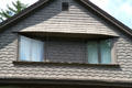 Pediment window of Hayes Presidential Home 1889 wing. Fremont, OH.
