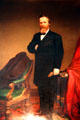 Portrait of President Rutherford Birchard Hayes at Spiegel Grove Home. Fremont, OH.